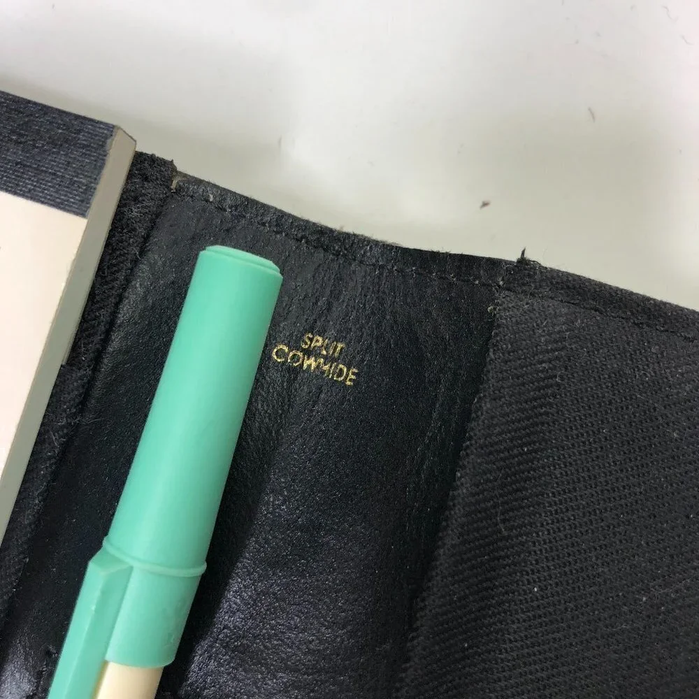Vintage leather mundi agenda